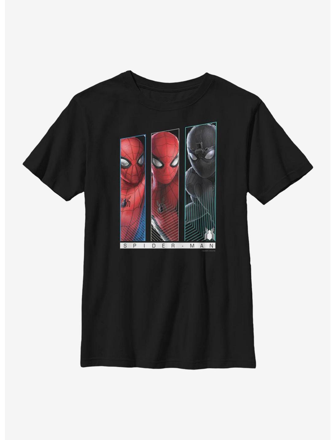 Marvel Spider-Man Suit Up Youth T-Shirt, BLACK, hi-res
