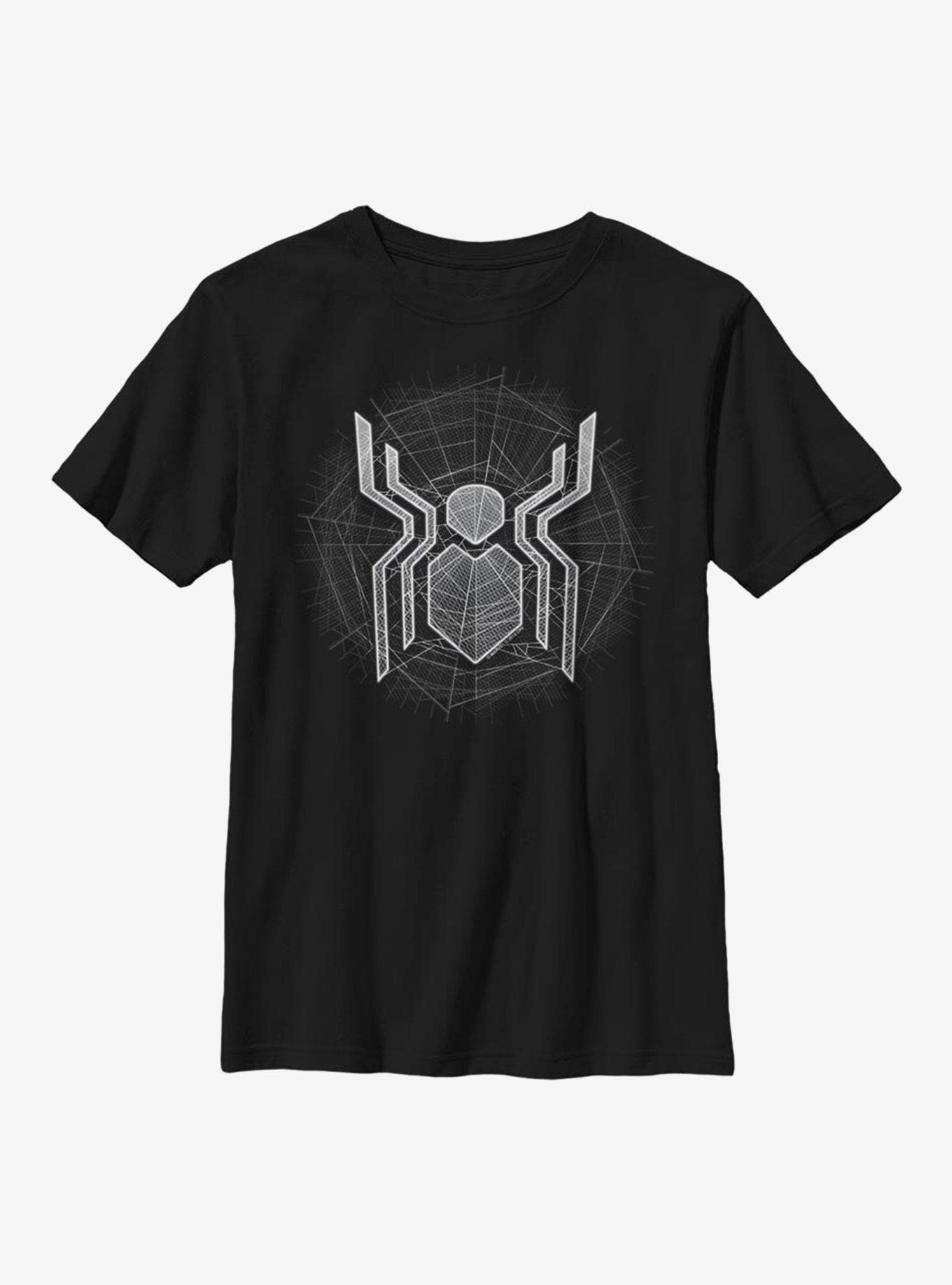 Marvel Spider-Man Web Logo Youth T-Shirt, , hi-res