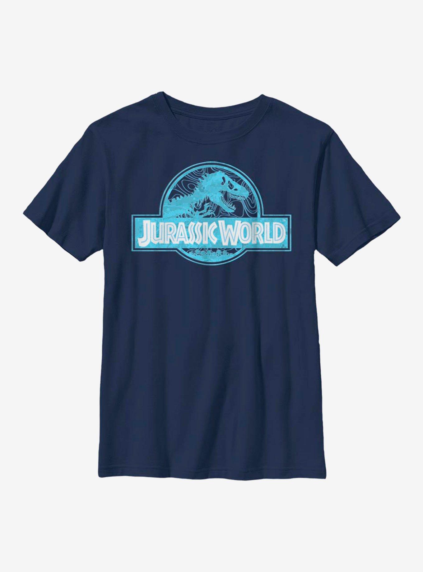 Jurassic World Terrain Logo Youth T-Shirt, , hi-res