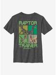 Jurassic World Trainer Youth T-Shirt, CHAR HTR, hi-res