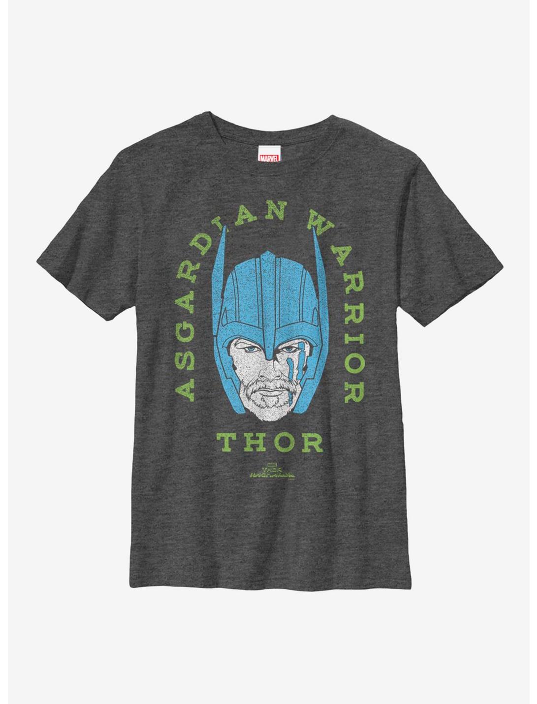 Marvel Thor Asgardian Warrior Youth T-Shirt, CHAR HTR, hi-res