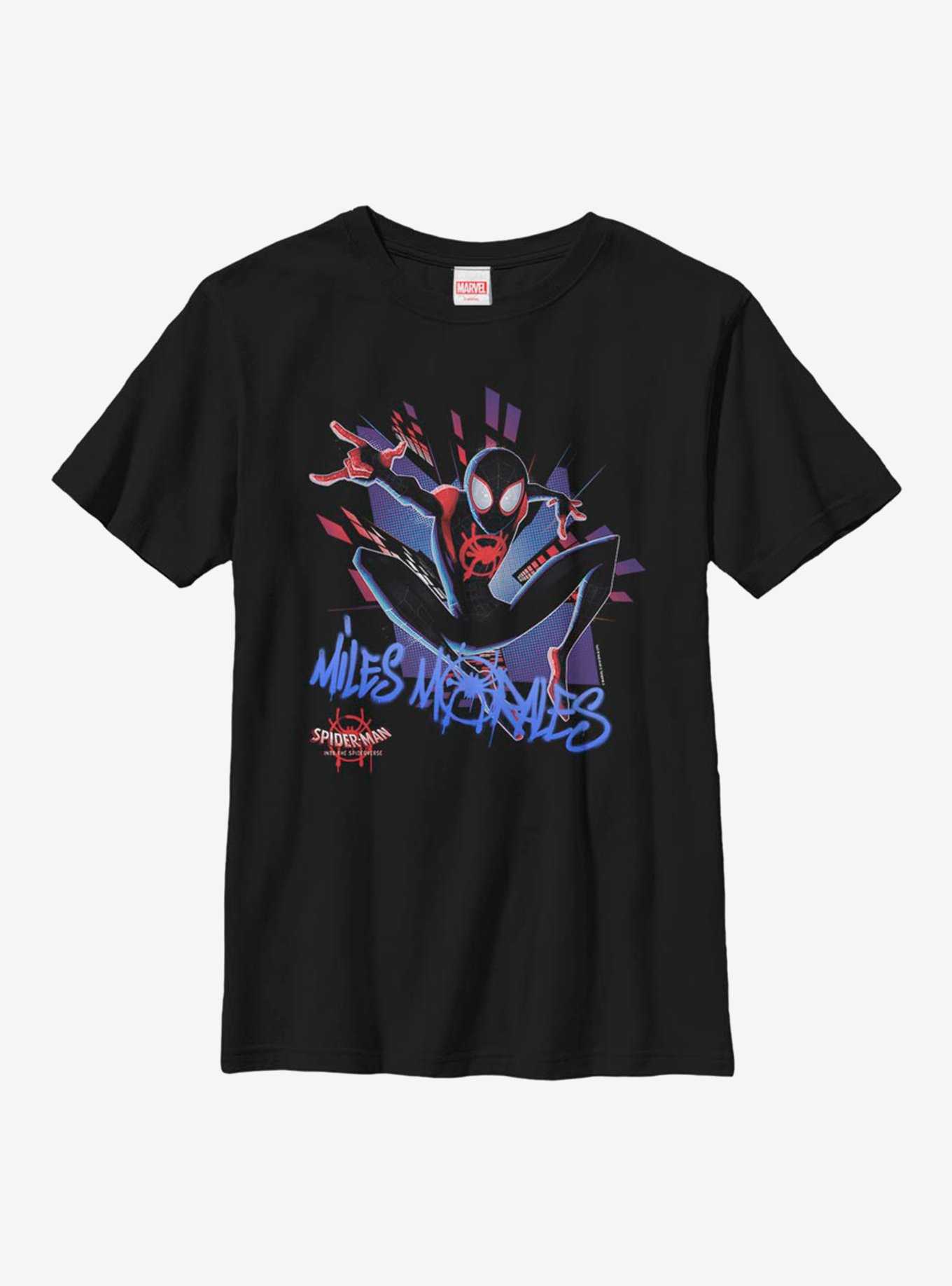 Marvel Spider-Man: Into The Spiderverse Spidey Explosion Youth T-Shirt, , hi-res