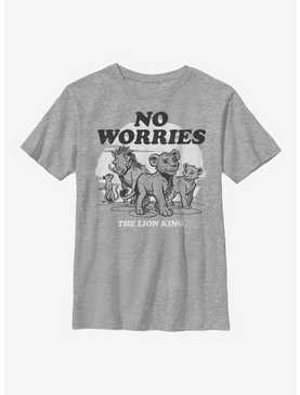 Disney The Lion King 2019 No Worries Youth T-Shirt, , hi-res