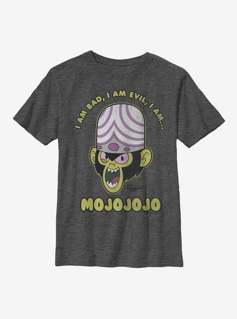 The Powerpuff Girls Mojo Jojo Youth T-Shirt - GREY | BoxLunch