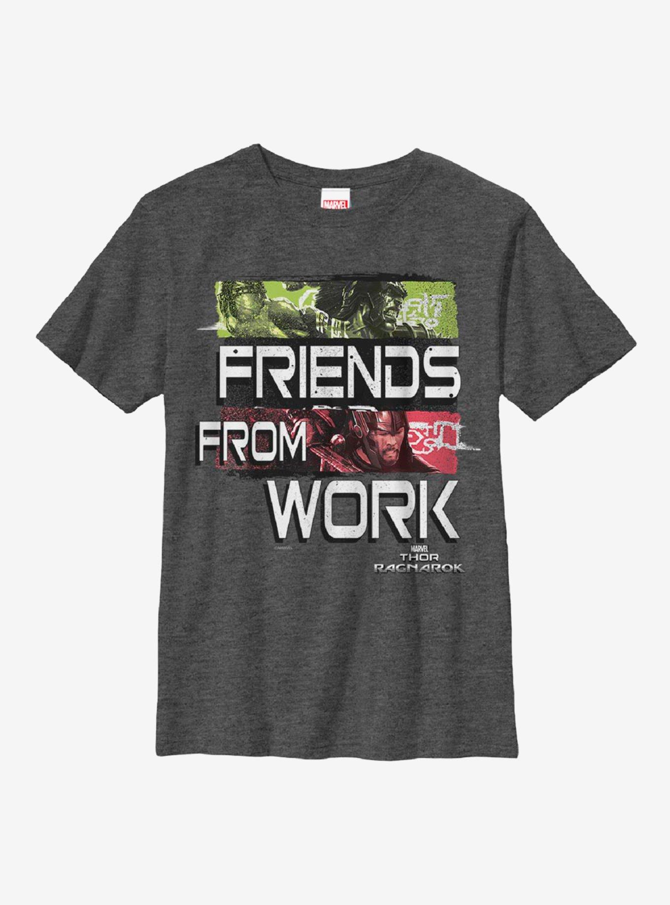 Marvel Thor Work Buddies Youth T-Shirt, CHAR HTR, hi-res