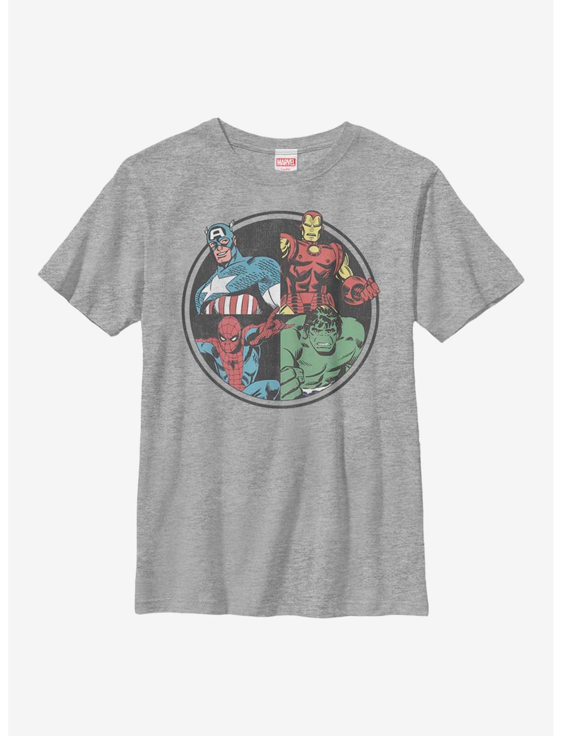 Marvel Avengers Heads Youth T-Shirt, ATH HTR, hi-res