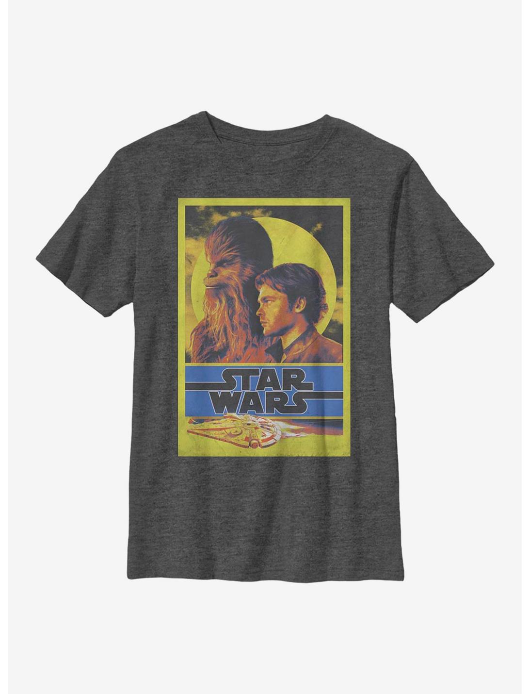 Star Wars Han Solo Brosephs Youth T-Shirt, CHAR HTR, hi-res