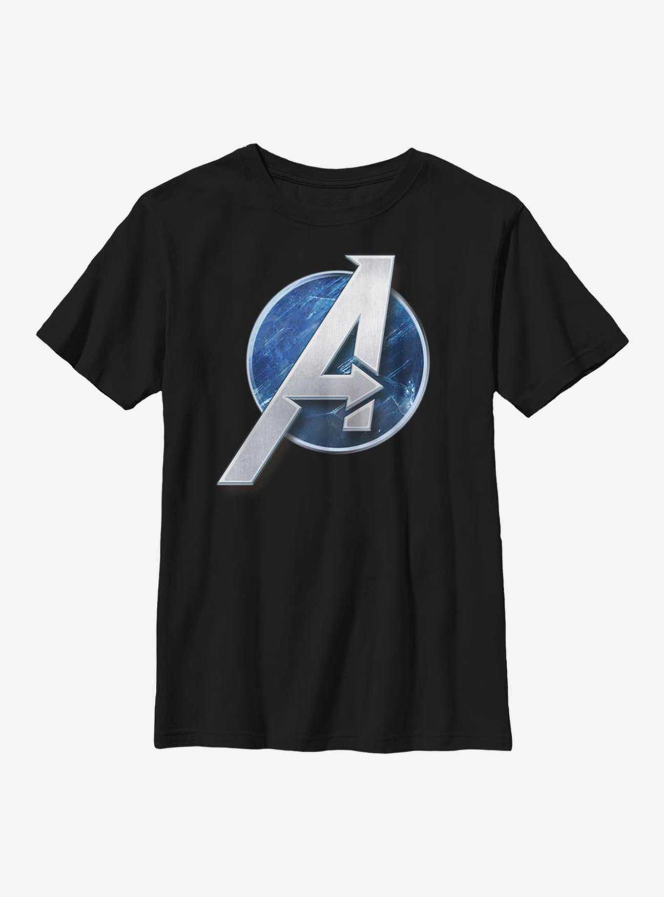 Marvel Avengers Game Circle Logo Youth T-Shirt, , hi-res