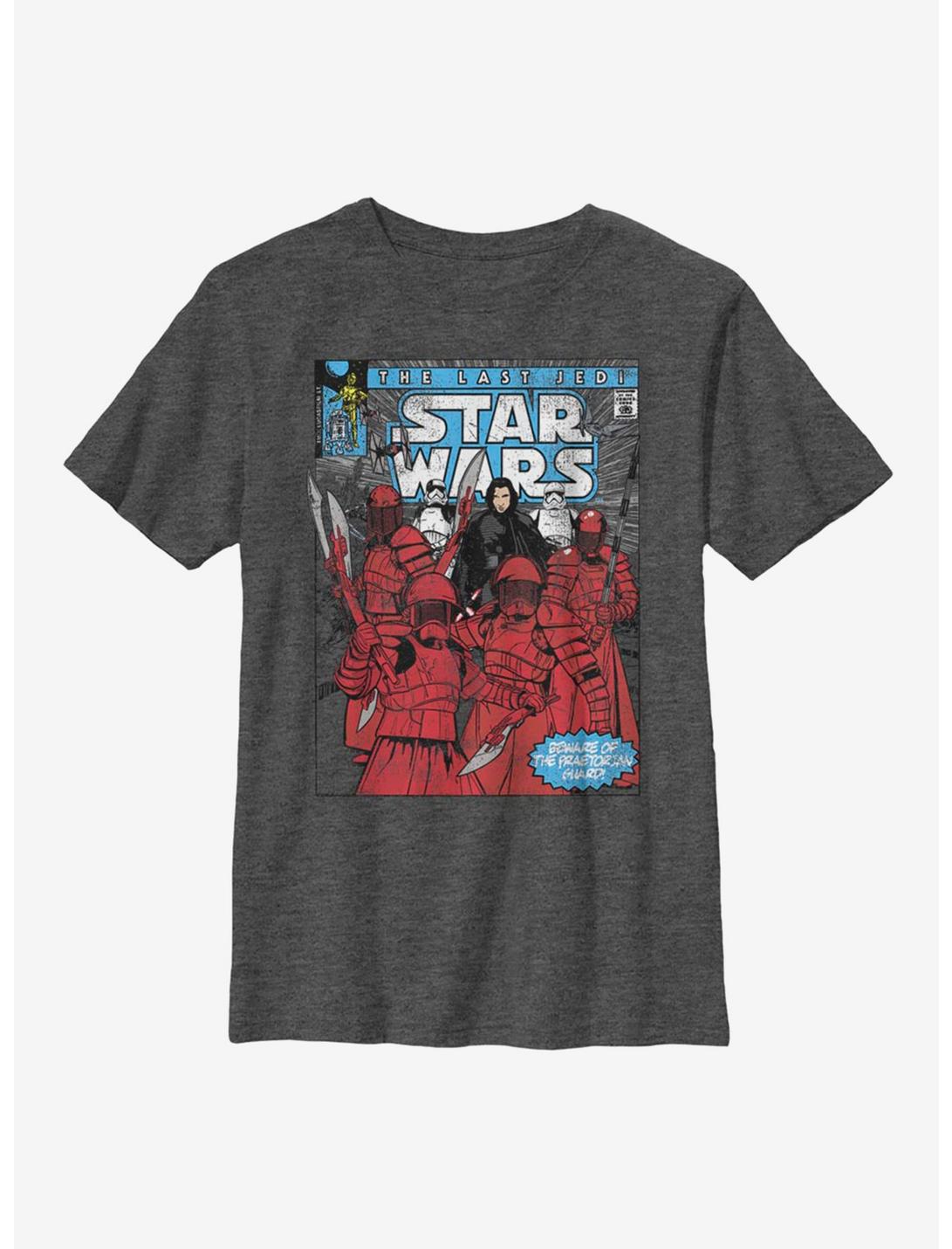 Star Wars Episode VIII The Last Jedi Cover Me Youth T-Shirt, CHAR HTR, hi-res