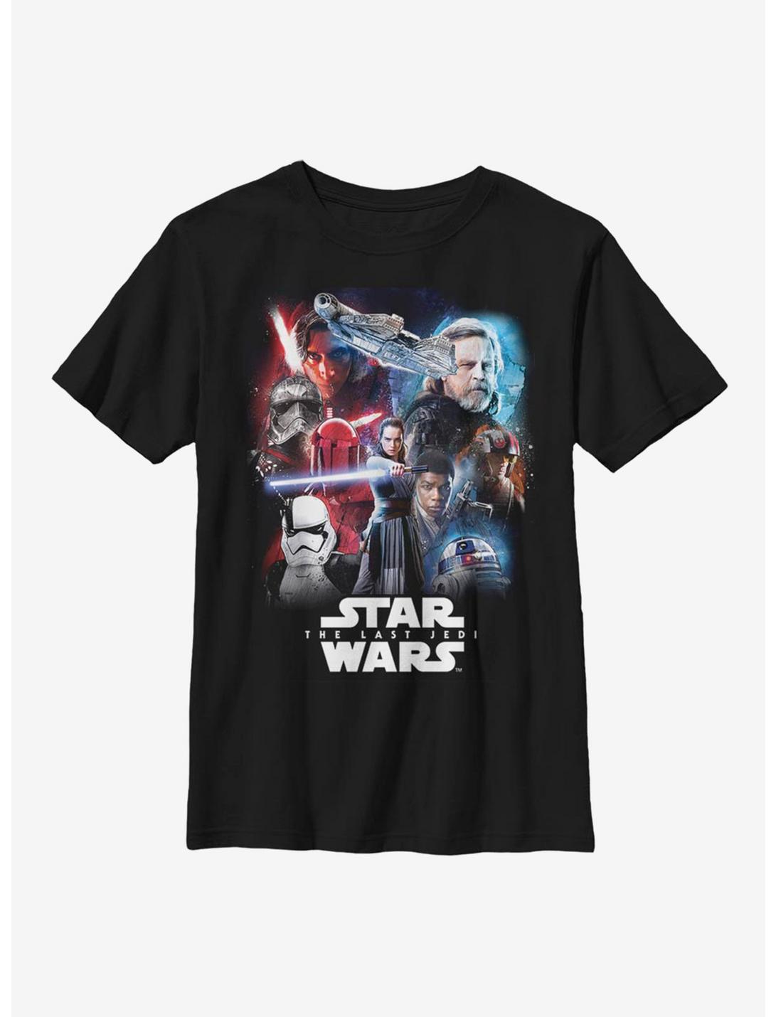 Star Wars Episode VIII The Last Jedi Force User Youth T-Shirt, BLACK, hi-res
