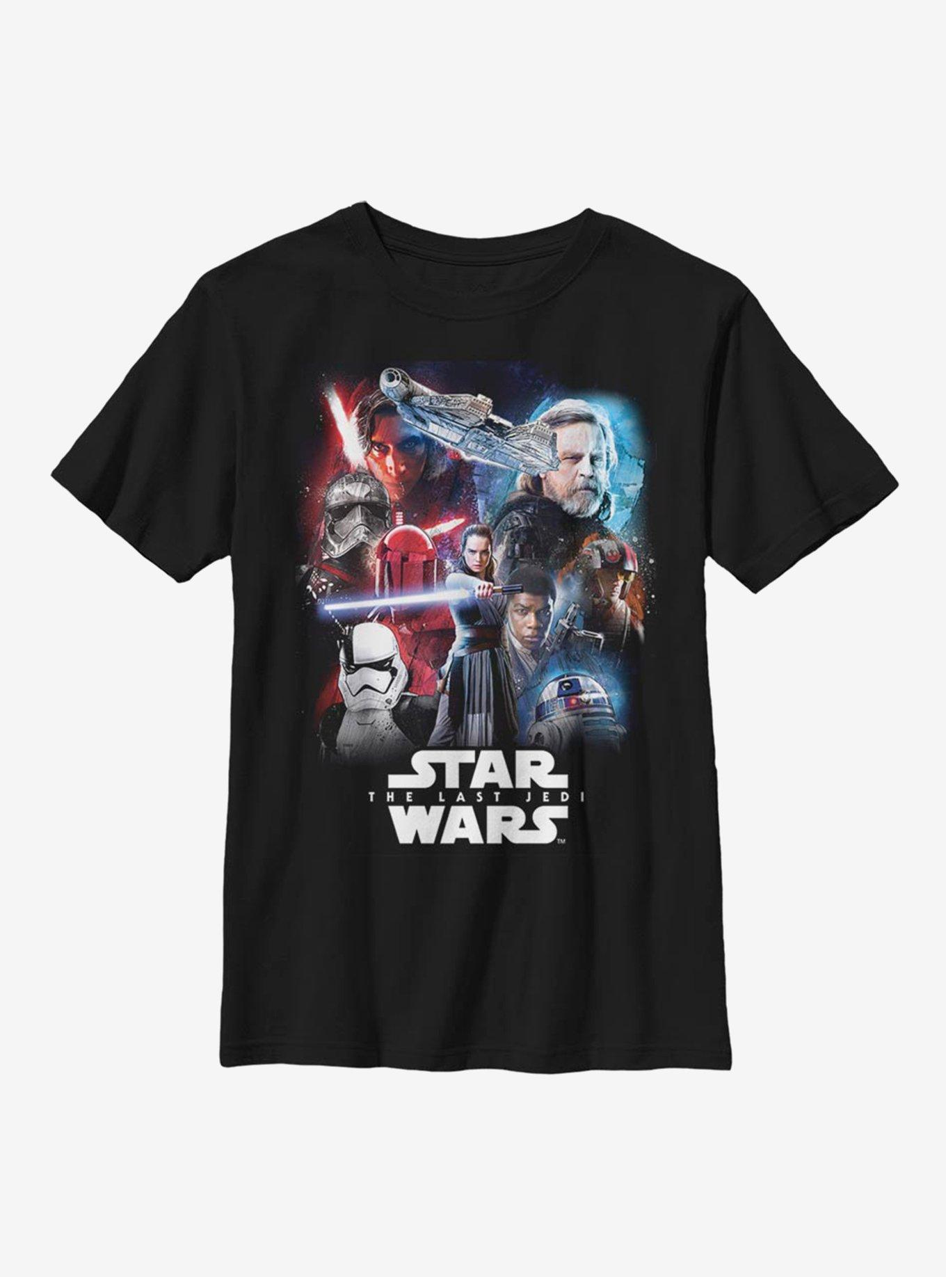 Star Wars Episode VIII The Last Jedi Force User Youth T-Shirt, , hi-res