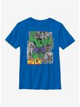 Marvel Hulk Comic Hulk Youth T-Shirt, ROYAL, hi-res