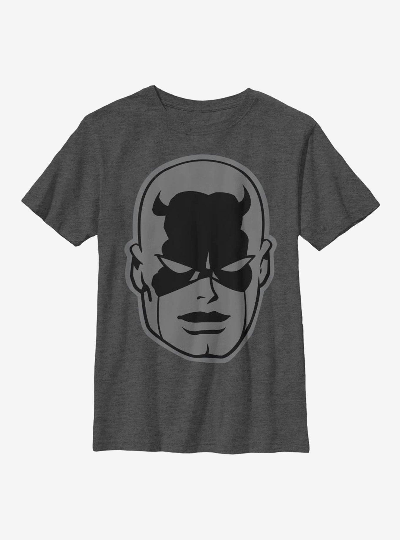 Marvel Daredevil Black Youth T-Shirt, CHAR HTR, hi-res