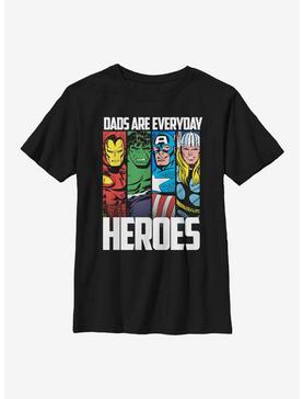 Plus Size Marvel Avengers Everyday Hero Dad Youth T-Shirt, , hi-res