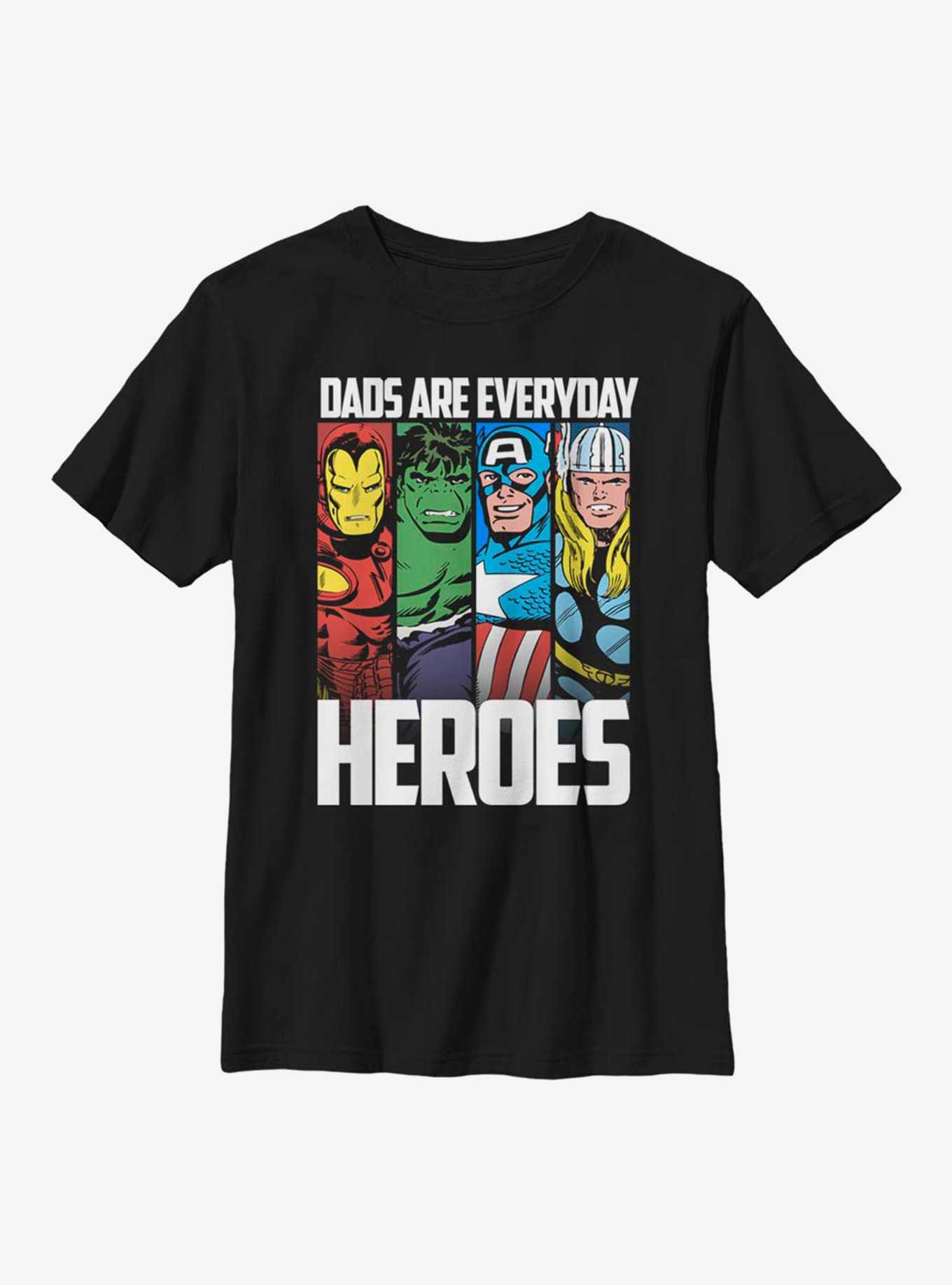 Marvel Avengers Everyday Hero Dad Youth T-Shirt, , hi-res