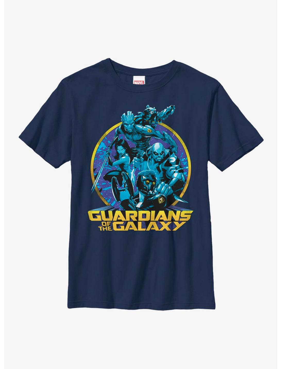 Marvel Guardians Of The Galaxy Galaxy Hues Youth T-Shirt, NAVY, hi-res