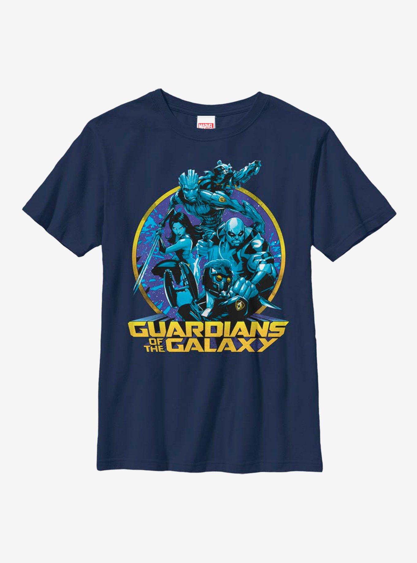 Marvel Guardians Of The Galaxy Galaxy Hues Youth T-Shirt, NAVY, hi-res