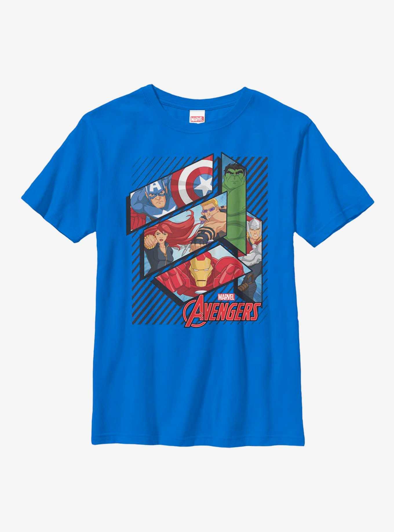Marvel Avengers Geo Panels Youth T-Shirt, , hi-res