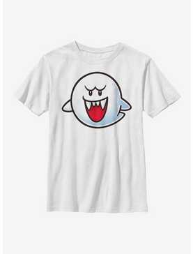 Nintendo Super Mario Boo Face Youth T-Shirt, , hi-res