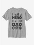 Marvel Avengers Hero Dad Youth T-Shirt, ATH HTR, hi-res