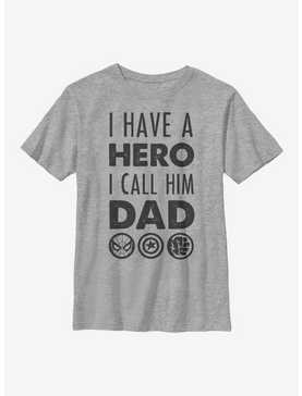 Marvel Avengers Hero Dad Youth T-Shirt, , hi-res