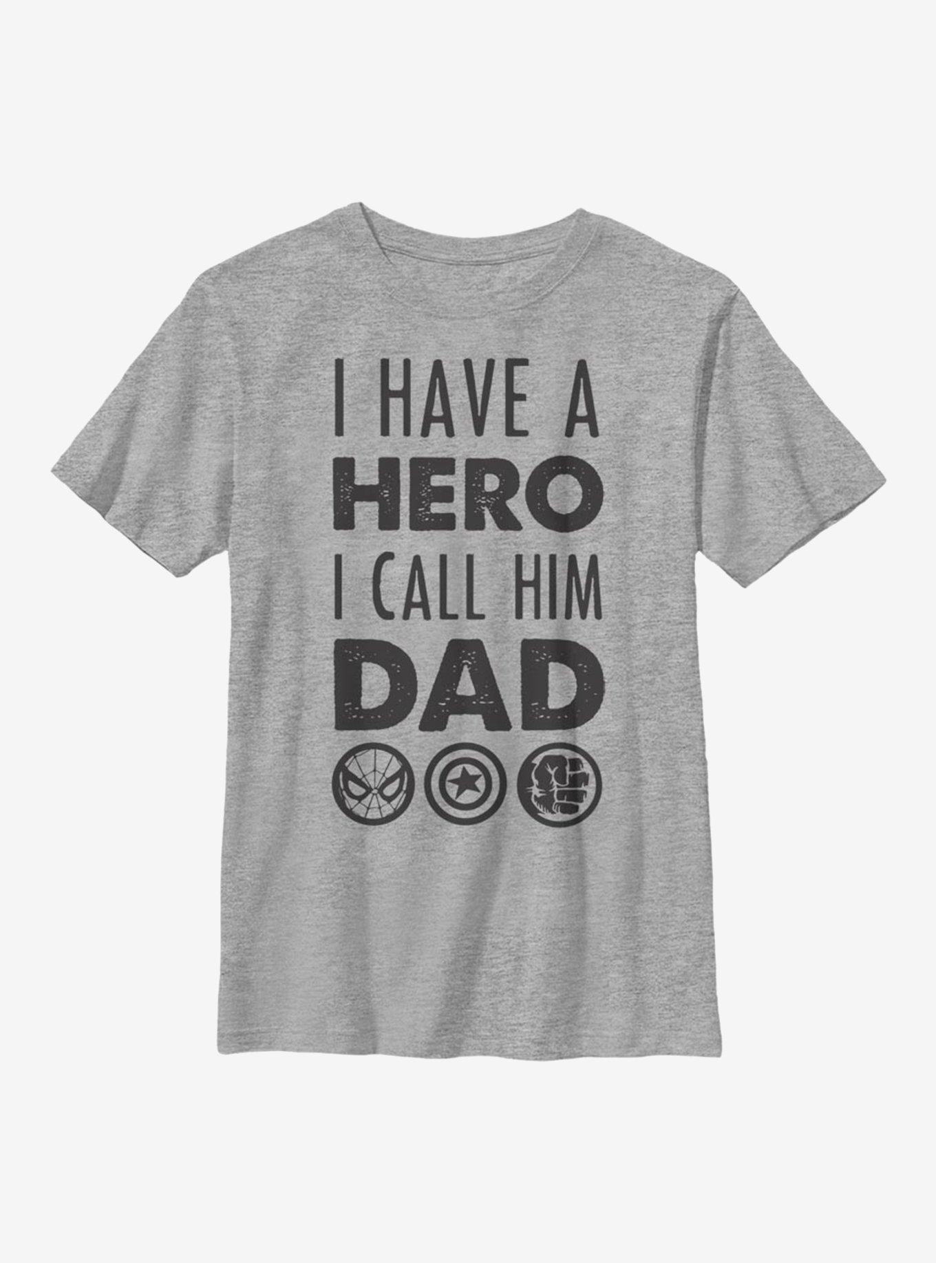 Marvel Avengers Hero Dad Youth T-Shirt, , hi-res