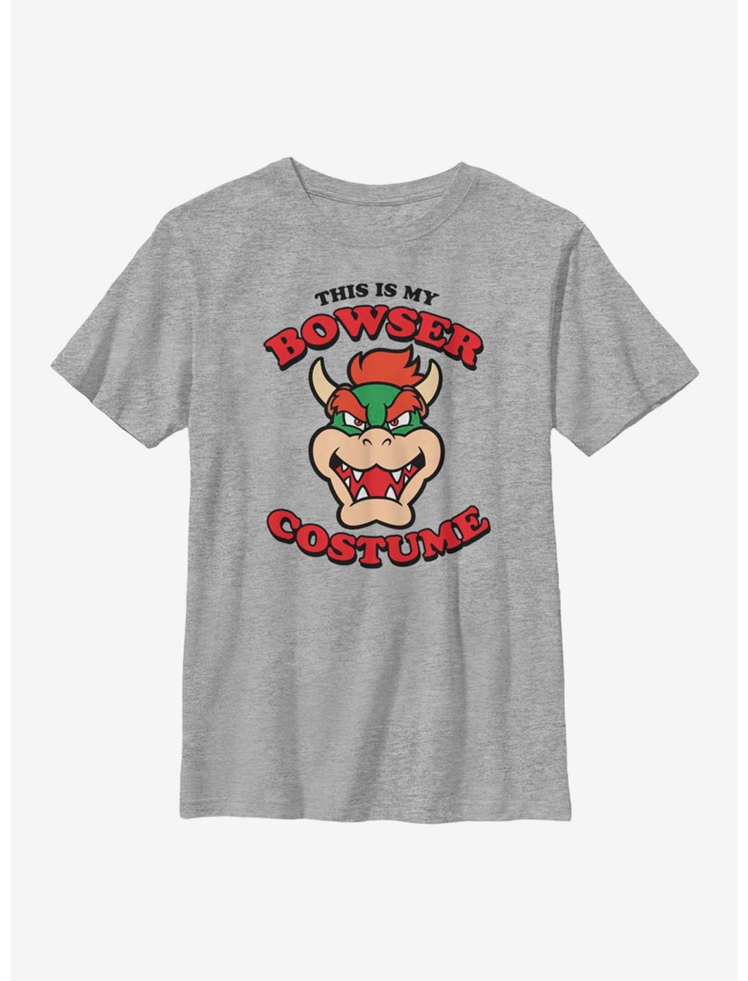Nintendo Super Mario Bowser Costume Youth T-Shirt, ATH HTR, hi-res
