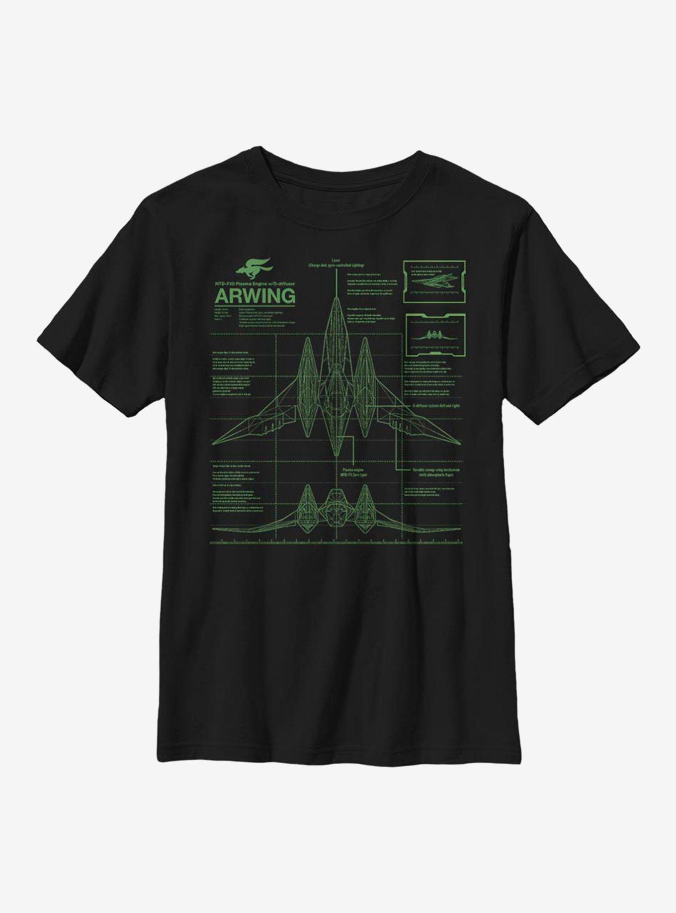 Nintendo Star Fox Build it Fox Youth T-Shirt, , hi-res