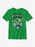 Marvel Hulk Ripped Youth T-Shirt, KELLY, hi-res