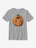 Marvel Iron Man Iron Pumpkin Youth T-Shirt, ATH HTR, hi-res