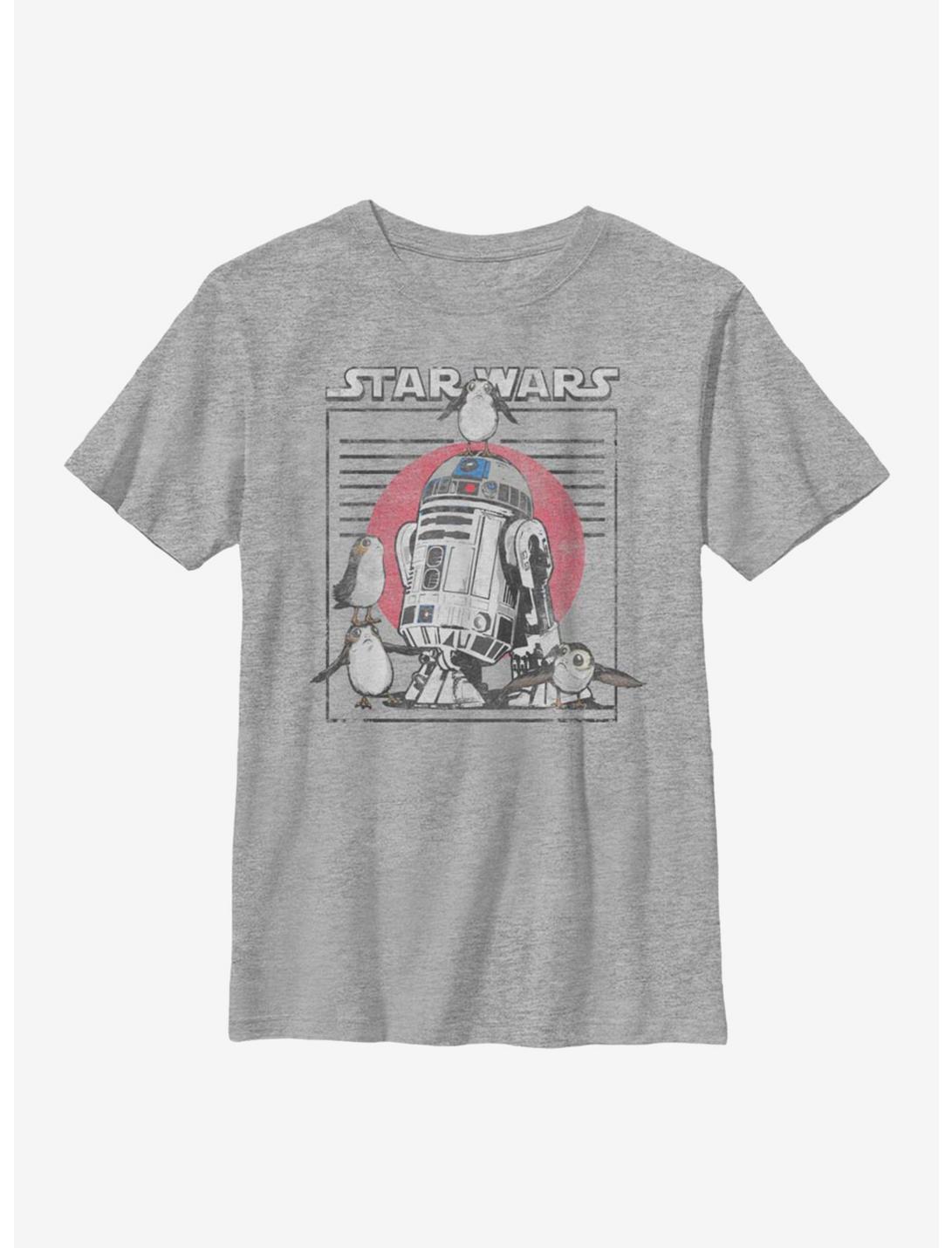 Star Wars Episode VIII The Last Jedi New Friends Youth T-Shirt, ATH HTR, hi-res