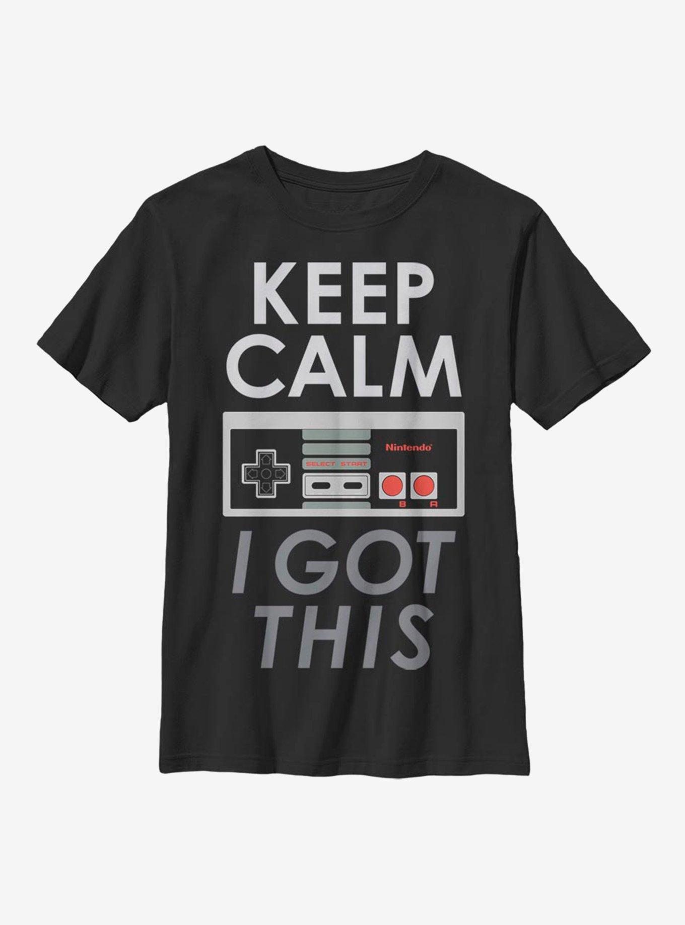 Nintendo Super Mario Calm Controller Youth T-Shirt, , hi-res