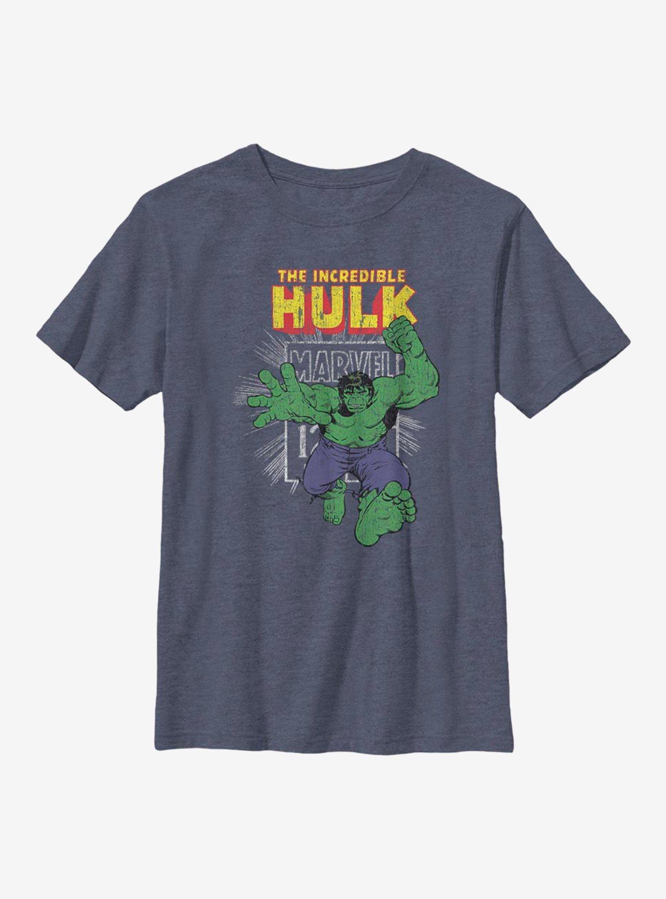 Marvel Hulk Stamp Youth T-Shirt, , hi-res