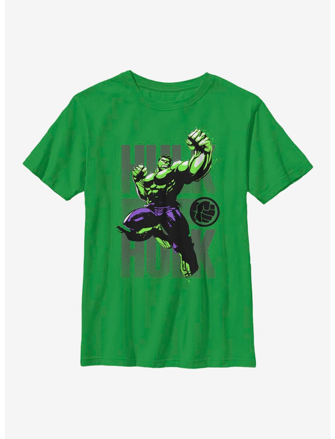 Marvel Hulk Stack Youth T-Shirt, KELLY, hi-res