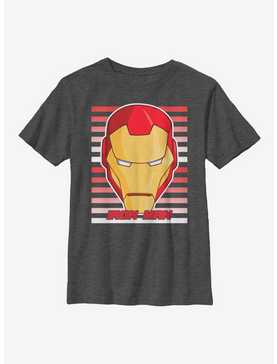 Marvel Iron Man Big Face Youth T-Shirt, , hi-res