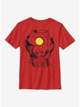 Marvel Iron Man Suit Youth T-Shirt, RED, hi-res