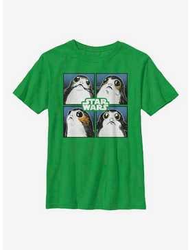 Star Wars Episode VIII The Last Jedi Porg Four Youth T-Shirt, , hi-res