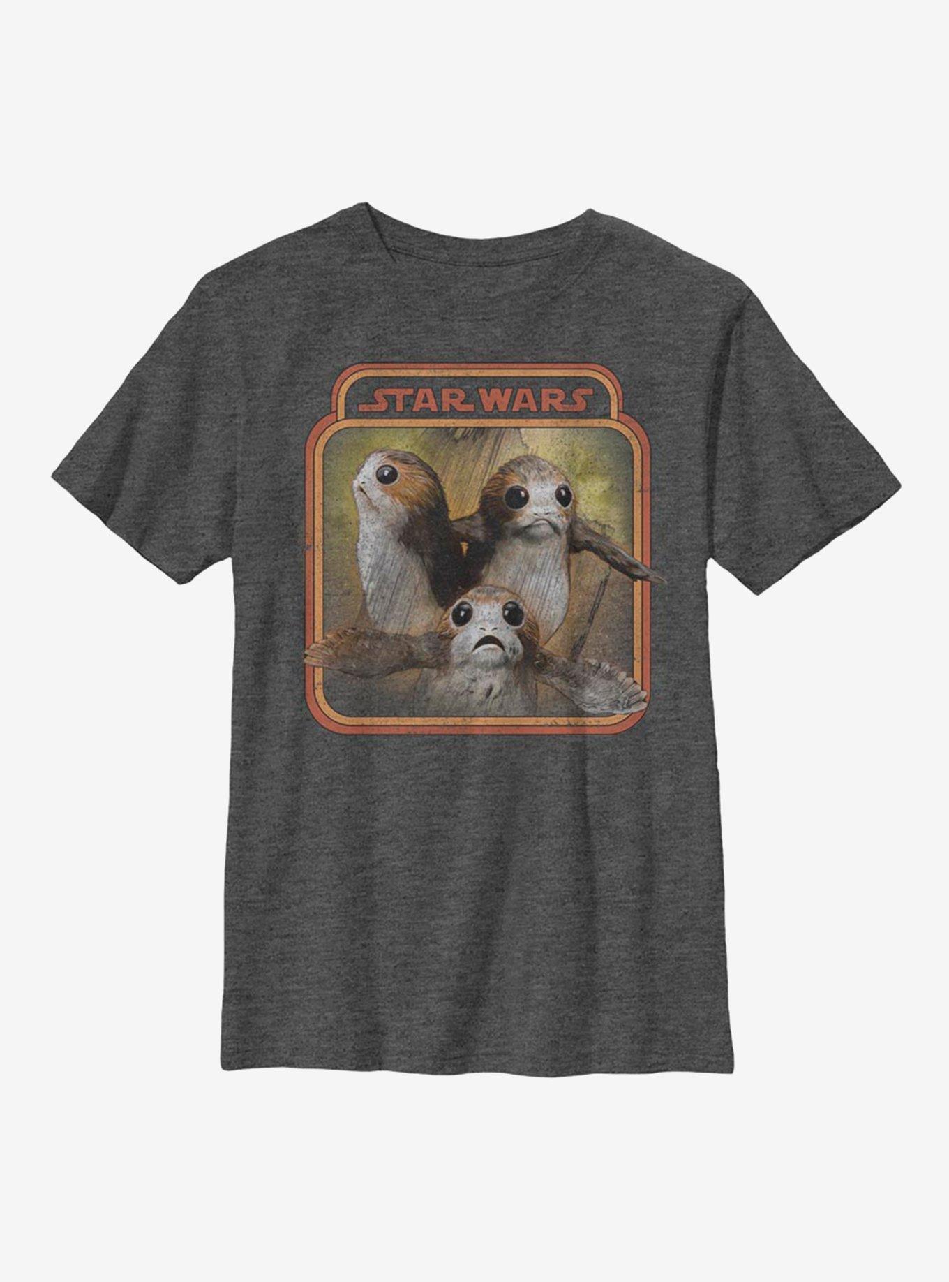 Star Wars Episode VIII The Last Jedi Porgs Trio Youth T-Shirt, , hi-res