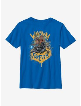 Marvel Black Panther Trinity Youth T-Shirt, ROYAL, hi-res