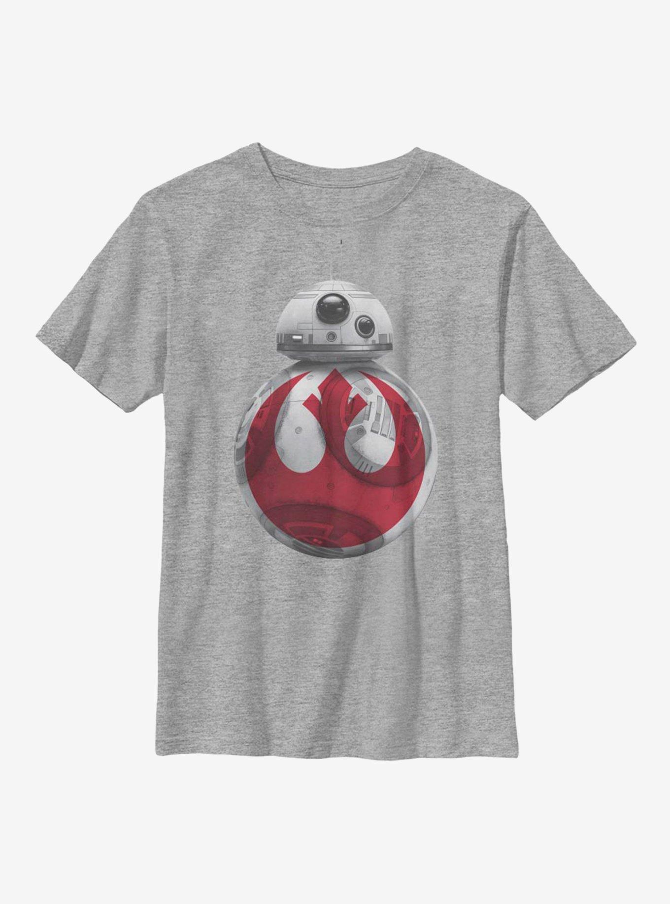 Star Wars Episode VIII The Last Jedi Rebel On BB8 Youth T-Shirt, , hi-res