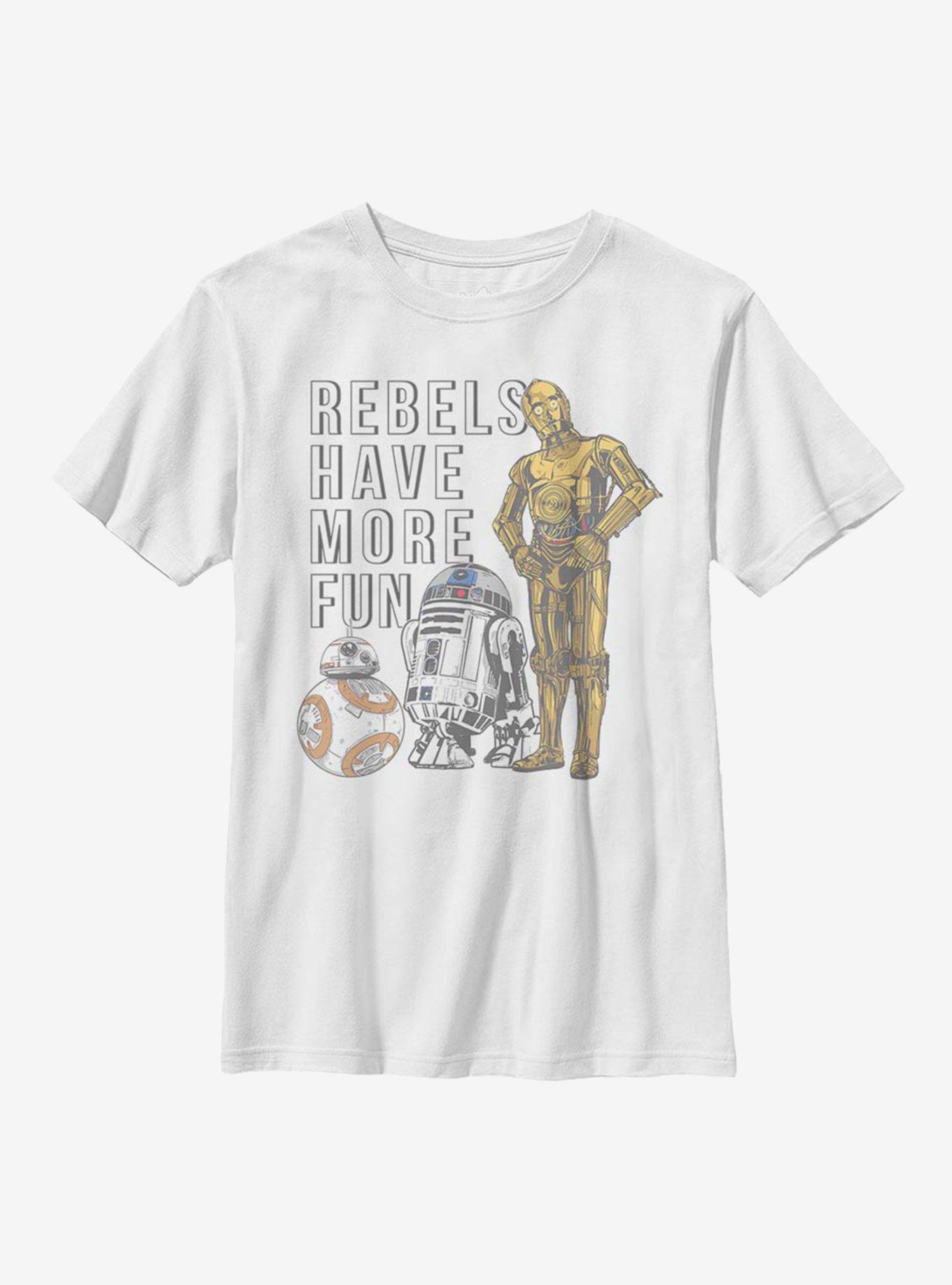 Star Wars Episode VIII The Last Jedi Rebels Youth T-Shirt, , hi-res