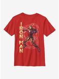 Marvel Iron Man Tech Youth T-Shirt, RED, hi-res