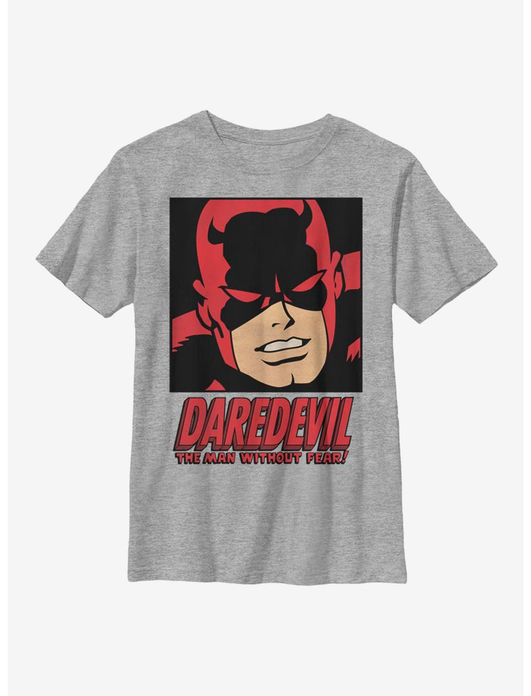 Marvel Daredevil Man Without Fear Youth T-Shirt, ATH HTR, hi-res
