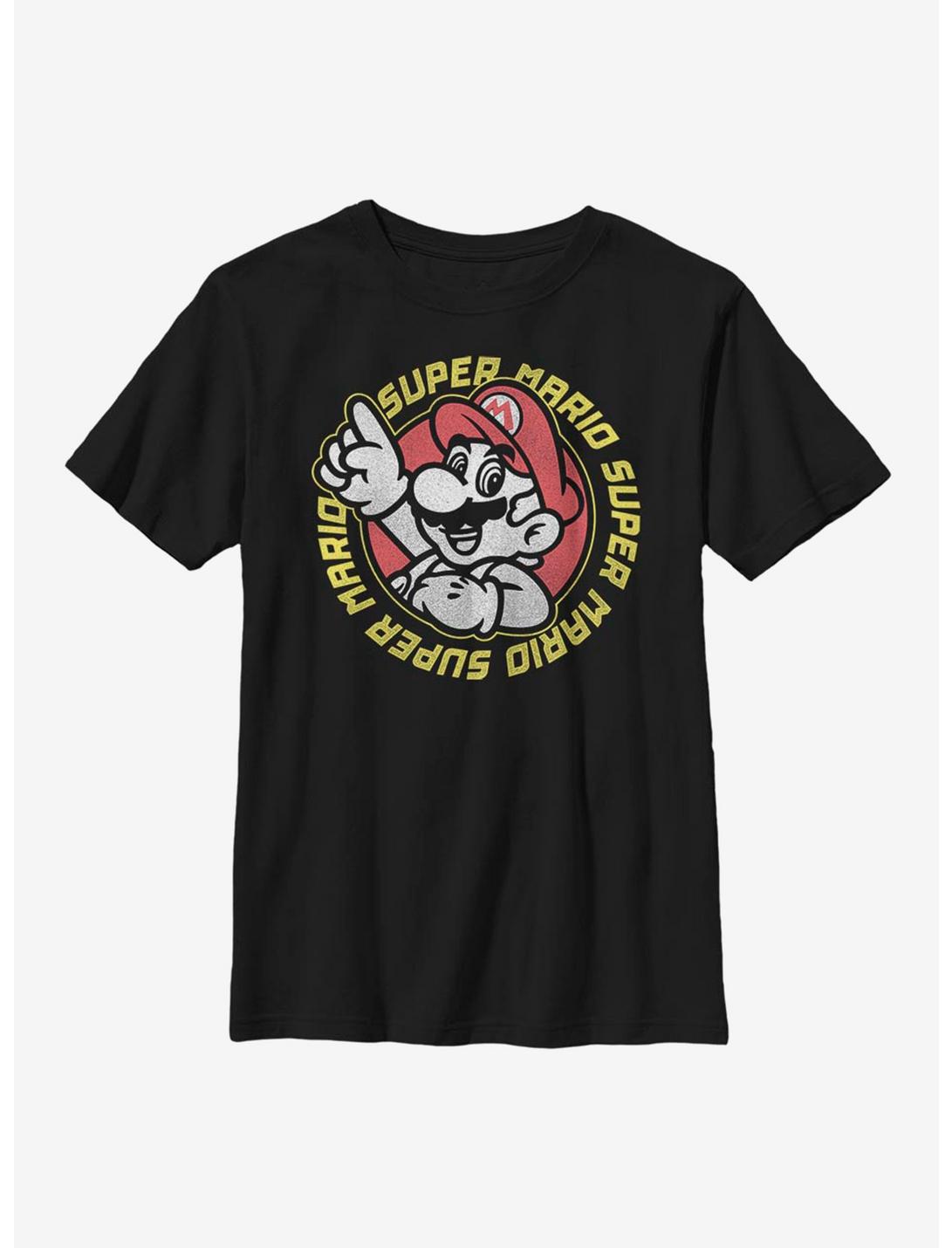 Nintendo Super Mario Eighties Child Youth T-Shirt, BLACK, hi-res