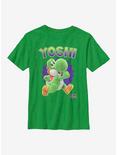 Nintendo Super Mario Fuzzy Yoshi Youth T-Shirt, KELLY, hi-res