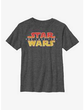 Star Wars Episode VIII The Last Jedi Textured Logo Youth T-Shirt, , hi-res