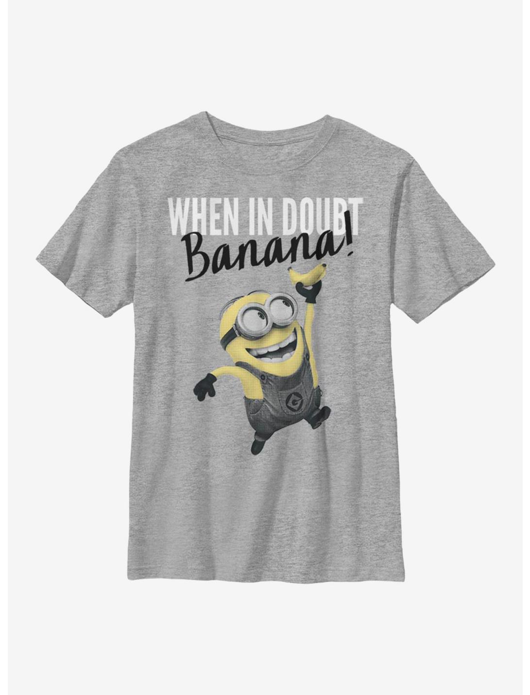 Despicable Me Minions Doubt Youth T-Shirt, ATH HTR, hi-res