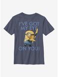 Despicable Me Minions Eye You Youth T-Shirt, NAVY HTR, hi-res