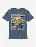 Despicable Me Minions Gone Bananas Youth T-Shirt, NAVY HTR, hi-res