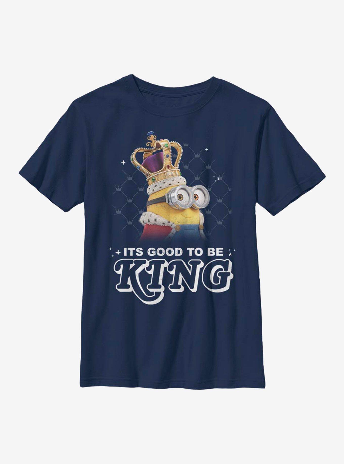 Despicable Me Minions Good To Be King Youth T-Shirt, , hi-res